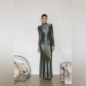 NWT Delfi Collective Anastasia Dress In Army